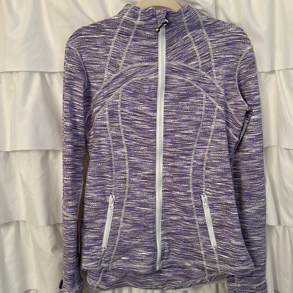 Lululemon purple space dye jacket